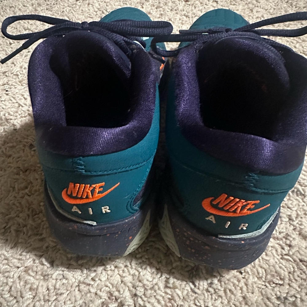 Nike Zoom Freak 5 Nigerian Nightmare Navy and Teal Basketball Shoes - Picture 4 of 7